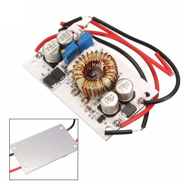 DC-DC Step Up Module (8.5-48V to 12-50V) - Aluminium Plate