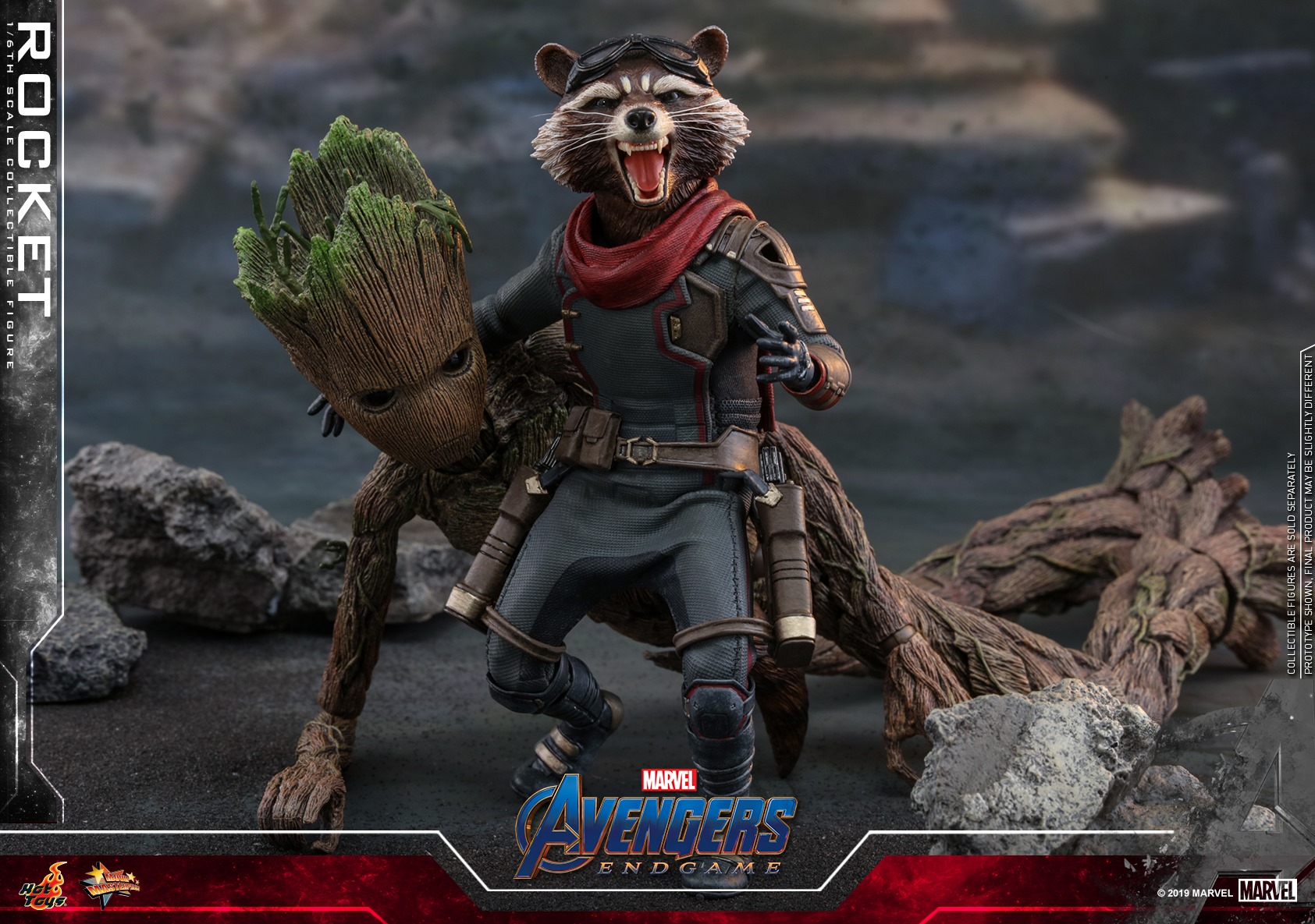 "Pre-Order" Hot Toys Avengers: Endgame - 1/6th scale Rocket Collectible Figure