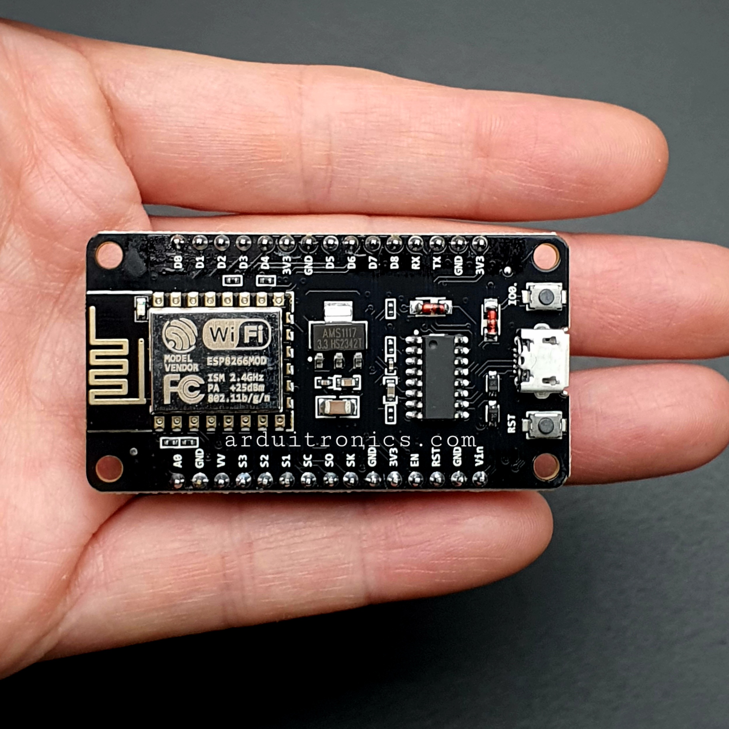 NodeMCU ESP8266 CH340 (Version 3) Lua ESP-12E - Micro USB