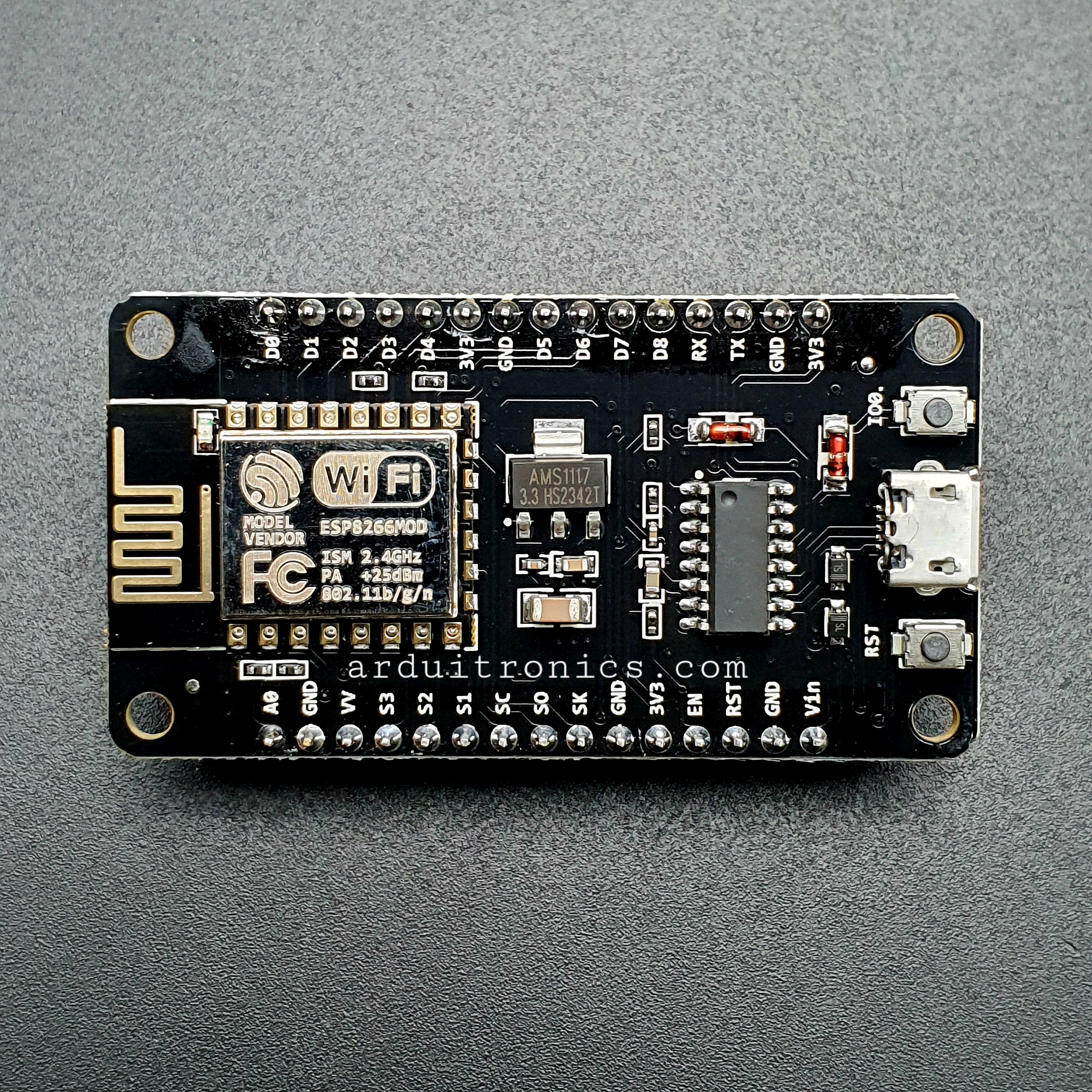 NodeMCU ESP8266 CH340 (Version 3) Lua ESP-12E - Micro USB