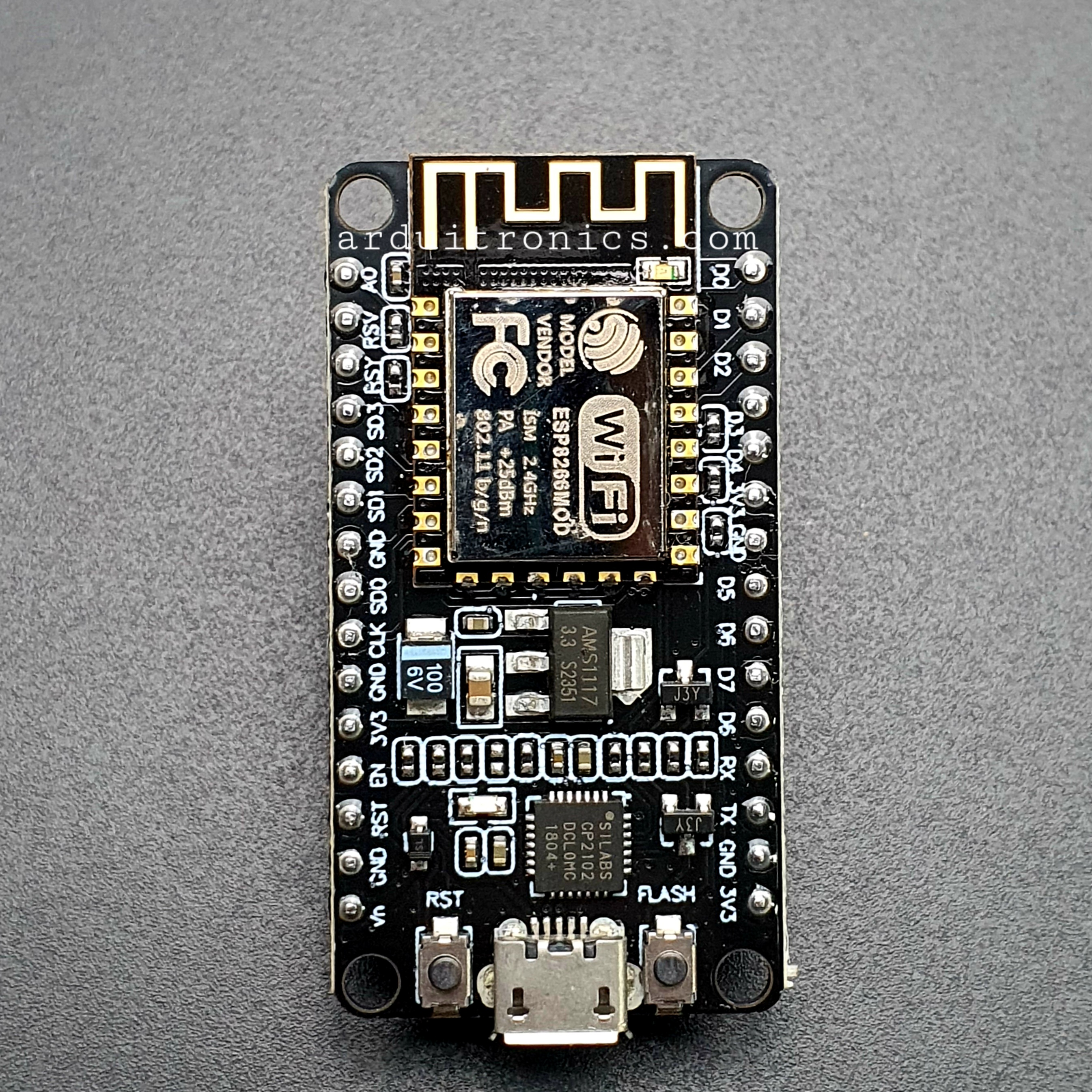 NodeMCU V2 (ESP-12E) ใช้ชิป USB รุ่น CP2102 แบบที่ 2