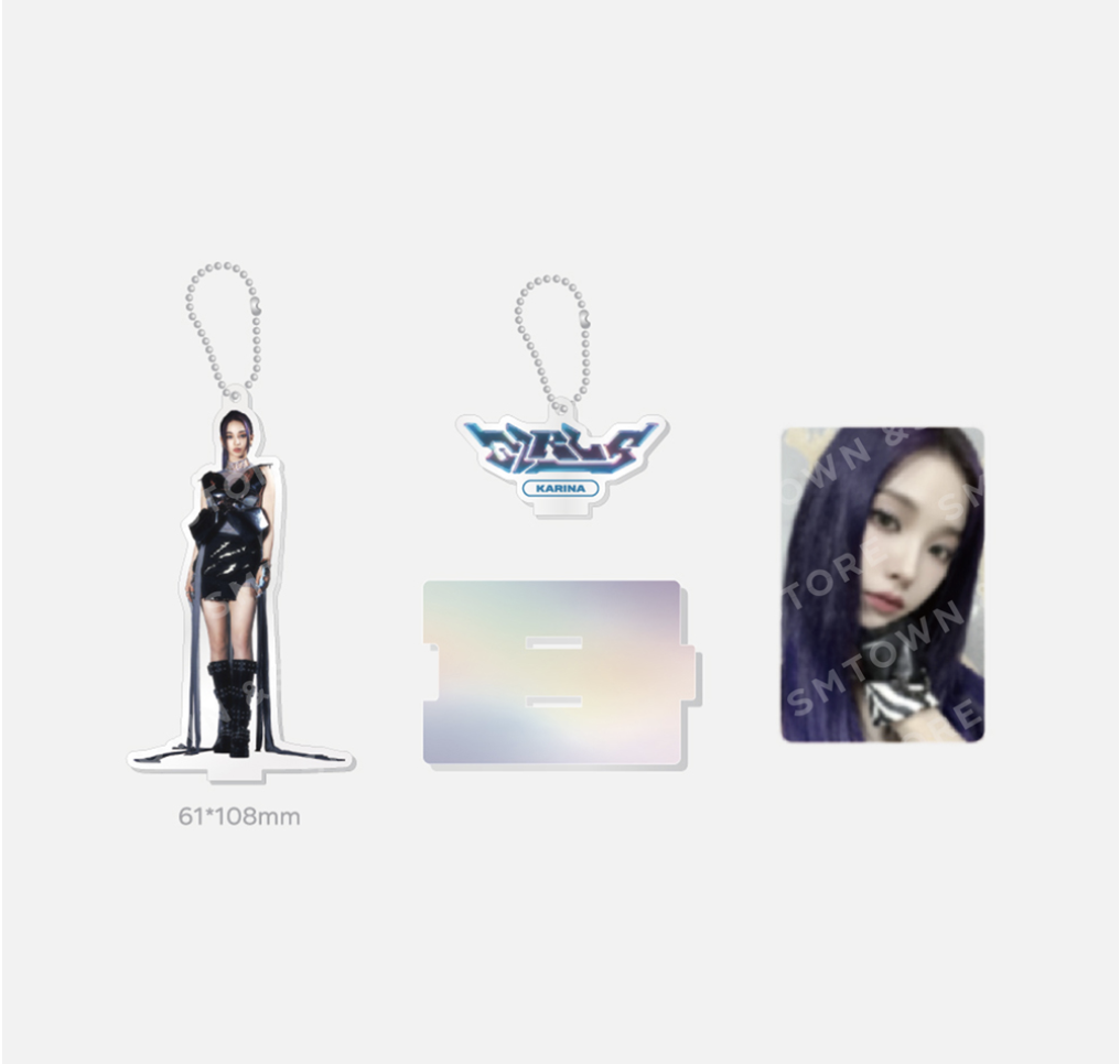 aespa - ของสะสม aespa Girls MD - Acrylic Stand Key Ring - Karina