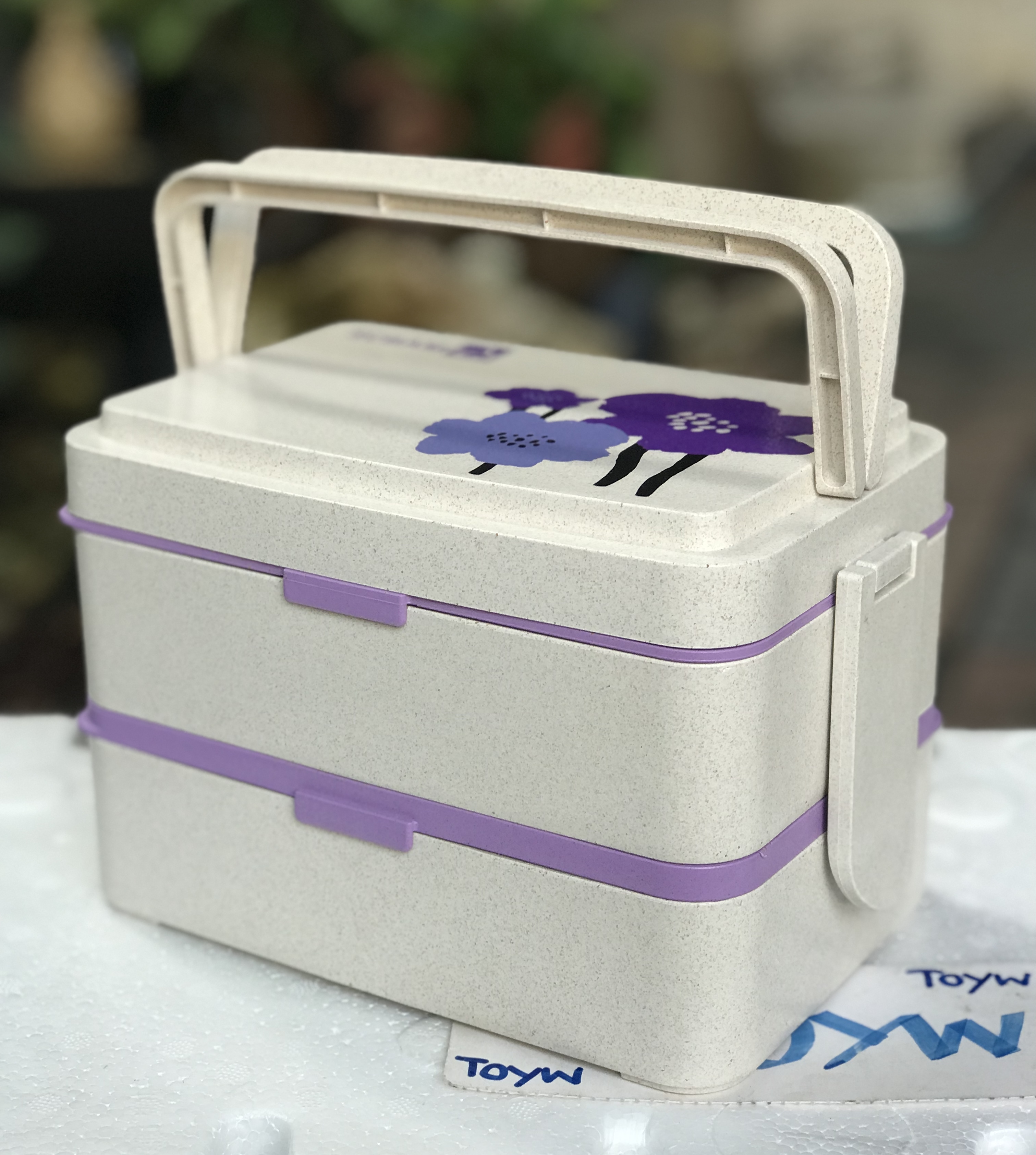 ชุดกล่องใส่อาหารรักษ์โลก ชุดกล่องข้าวกล่องใส่อาหาร ธนาคารไทยพานิชย์ SCB ราคา 290 บาทรวมส่ง วัสดุ Food Safety PP 40% และวัสดุธรรมชาติจากฟางข้าว 60%