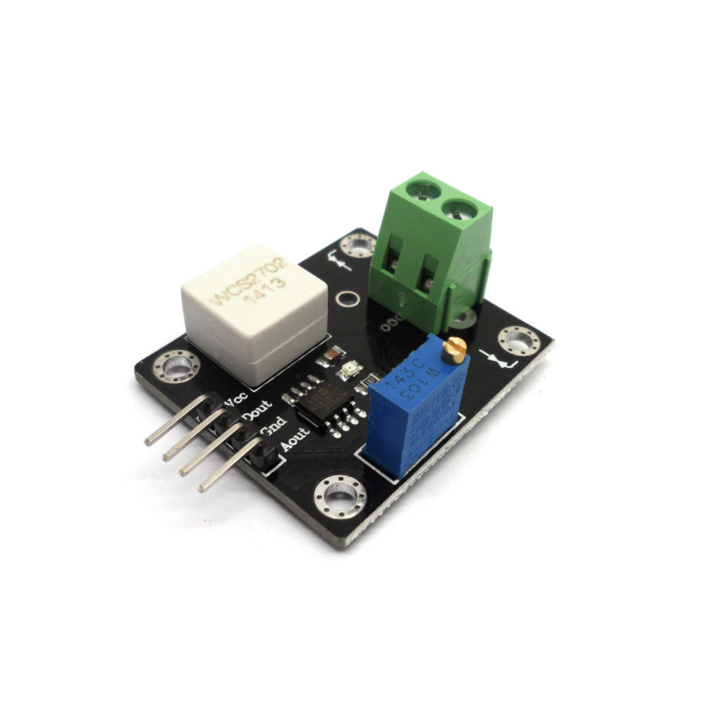 WCS2702 Hall Current Sensor Hall Effect DC and AC Current Sensor Module (+/- 2A)