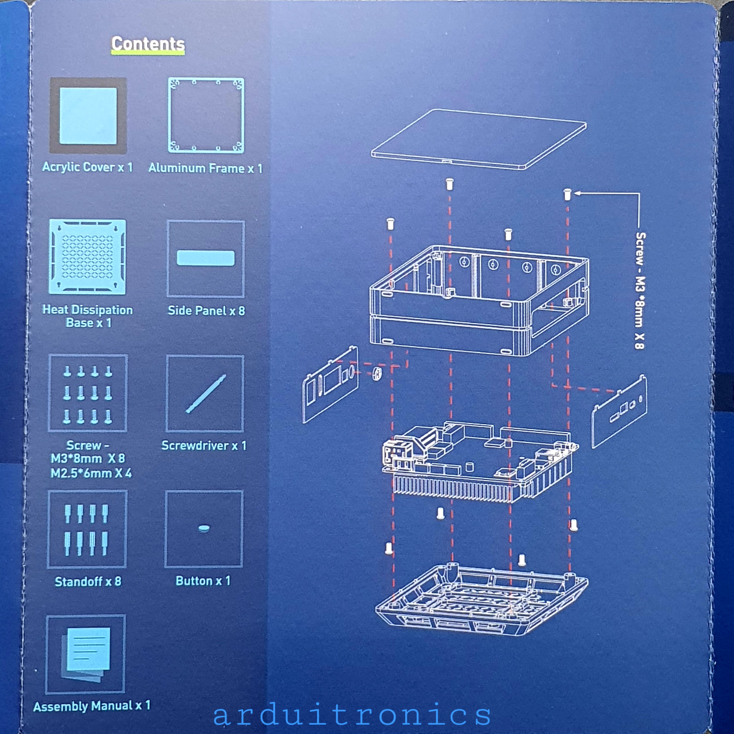 [สินค้า Pre-order] Jetson SUB Mini PC-Blue with Jetson Xavier NX Module, Aluminium Case with Cooling Fan, 128GB SSD, WiFi, Antennas and pre-installed JetPack System - Seeed Nvidia