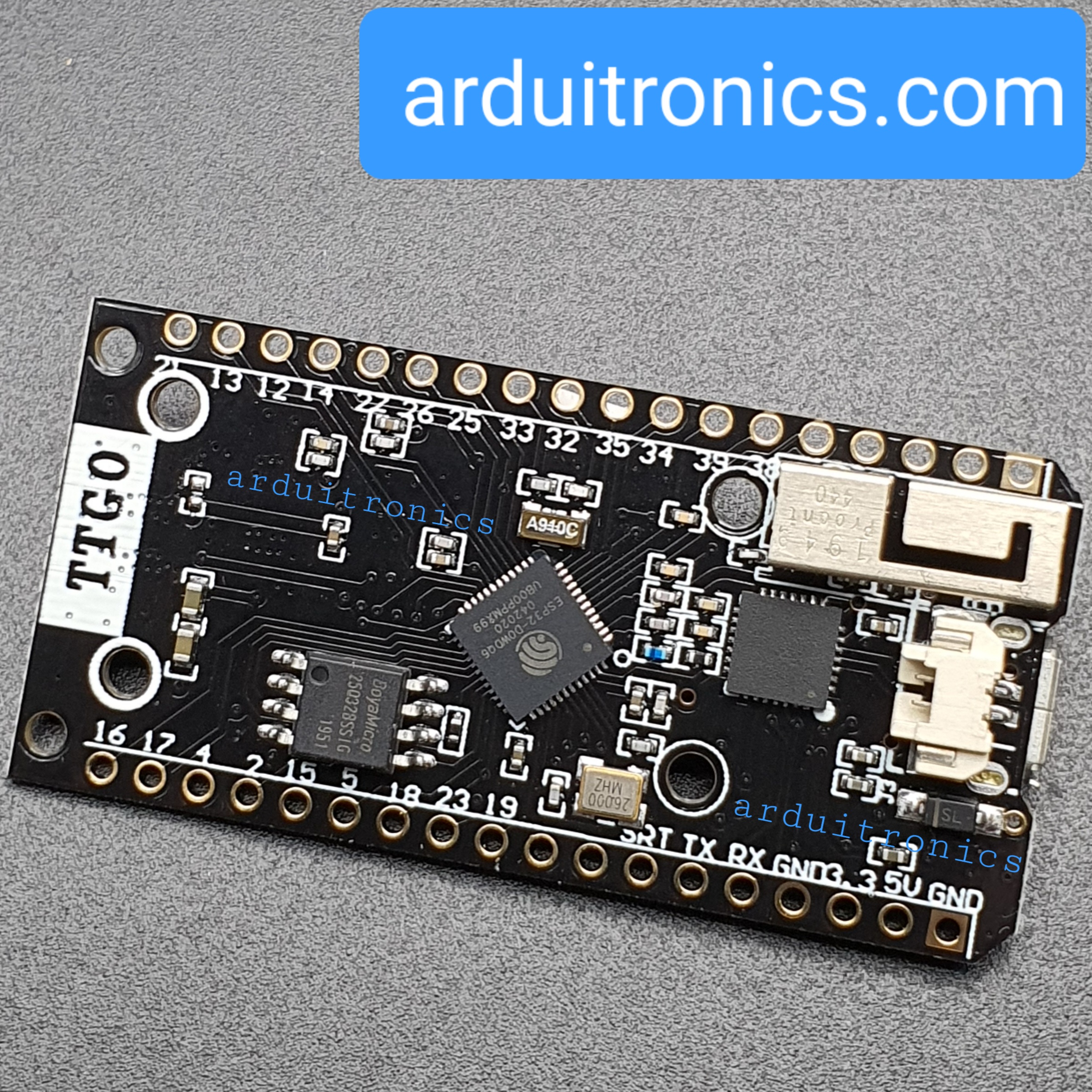 TTGO SX1276 LoRa32 915MHz (CH9120X) + ESP32 + Antenna + Cable