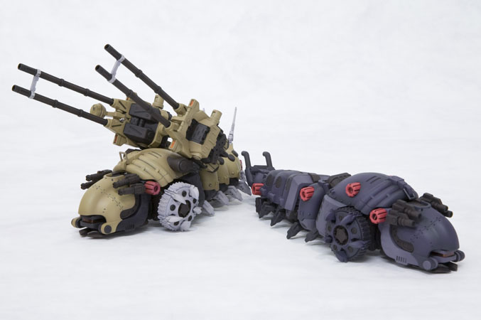HMM ZOIDS 1/72 EMZ-15 Molga AA & Molga Career