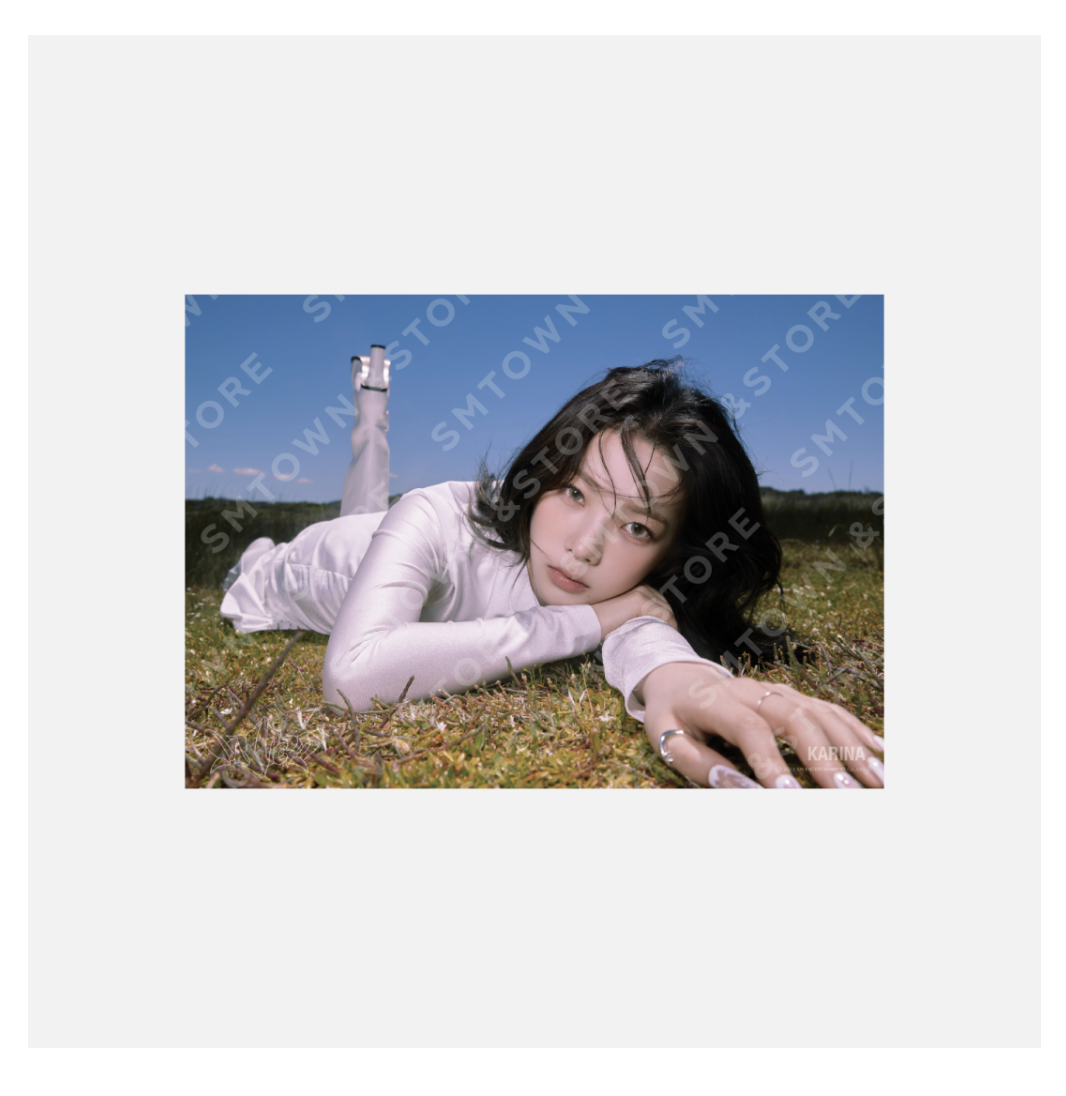 aespa - aespa The 3rd mini Album - 'MY WORLD' OFFICIAL MD - ของะสะสม - A4 PHOTO - karina