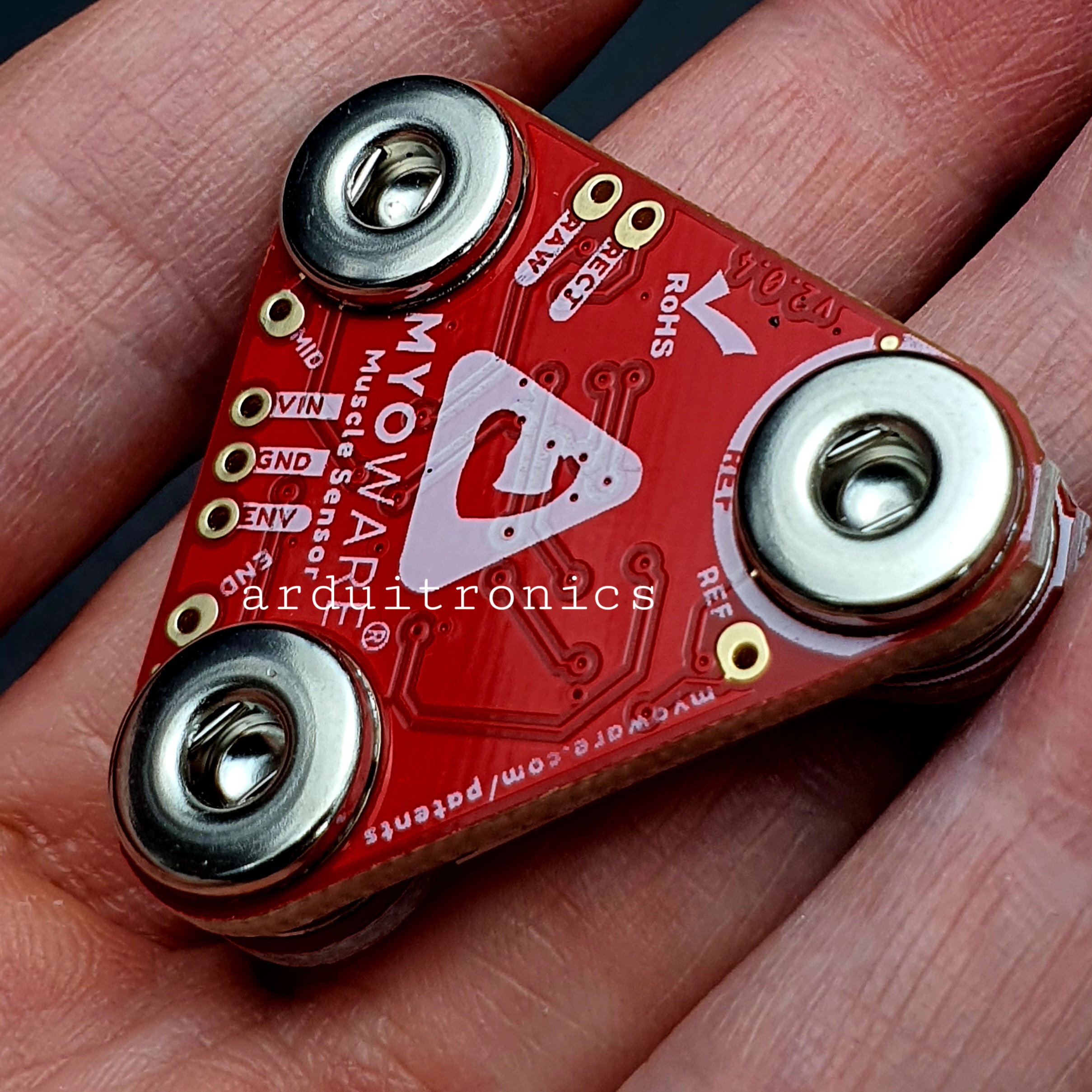 MyoWare 2.0 Muscle Sensor (แท้ Sparkfun, USA) เซ็นเซอร์ตรวจจับกล้ามเนื้อ