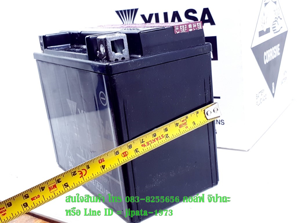 แบตเตอรี Yuasa รุ่น YTX12-BS (แบตเตอรี่ แห้ง แยกน้ำกรด)