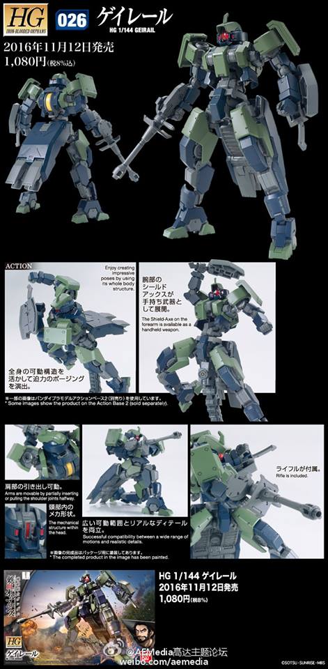 HG 1/144 Geirail