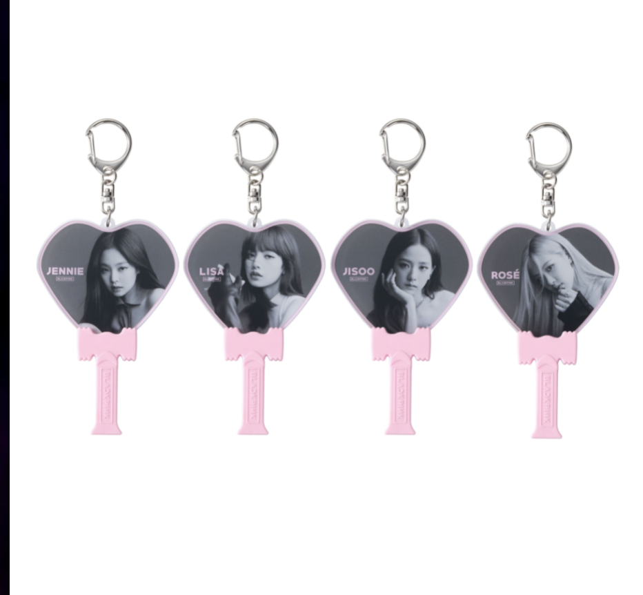 BLACKPINK - JAPAN 1st FULL ALBUM「THE ALBUM -JP Ver.-」 GOODS - ของสะสม -Miniature Uchiwa Keychain ระบุ ชื่อ ที่ต้องการ