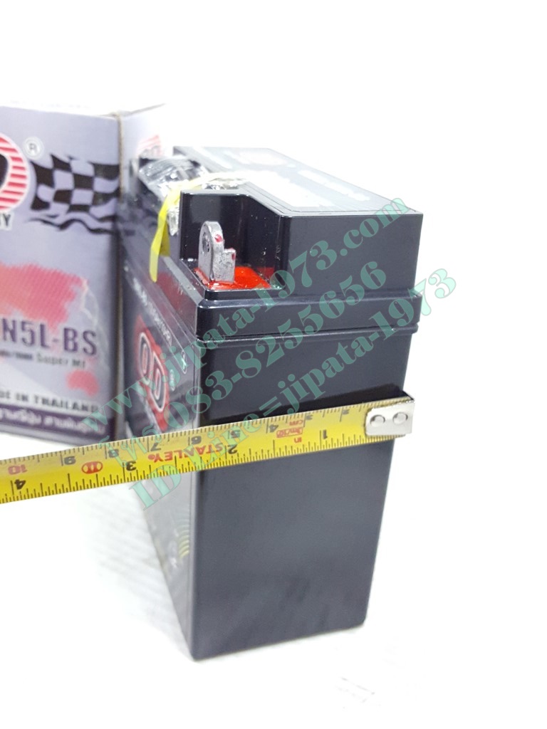 แบตเตอรี ยี่ห้อ OD รุ่น 12N5L-BS