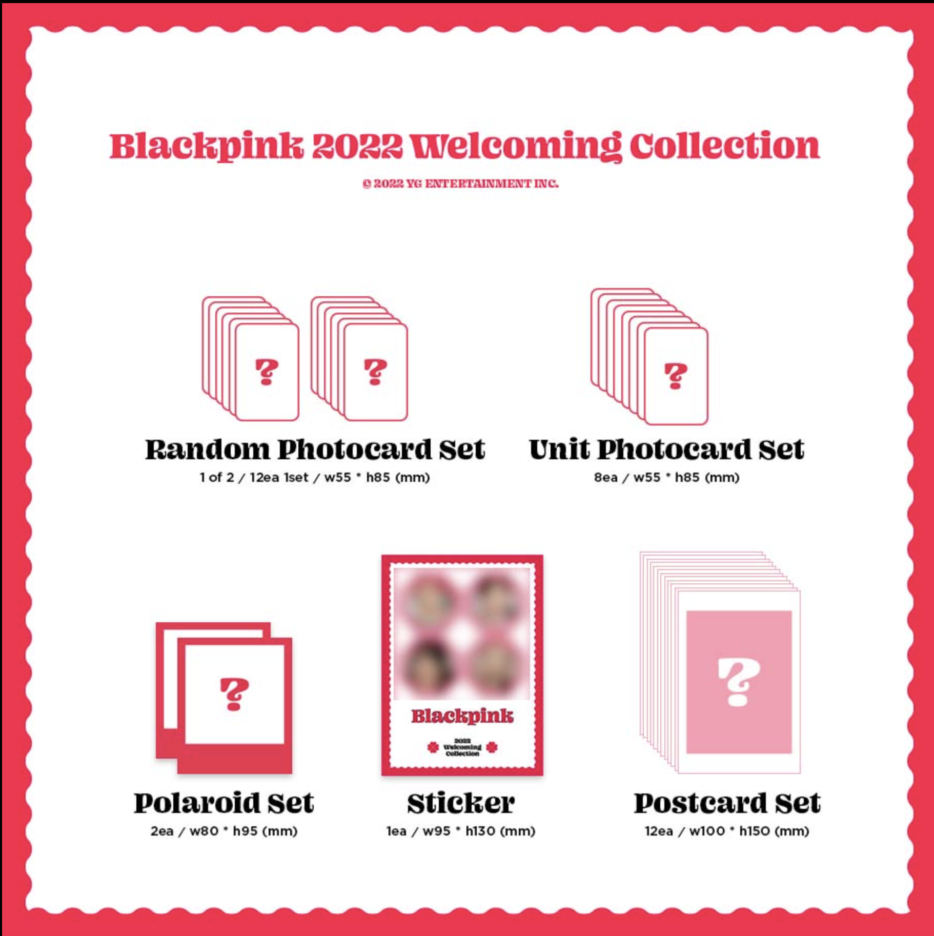 BLACKPINK - BLACKPINK 2022 WELCOMING COLLECTION - ส่ง เครืองบิน