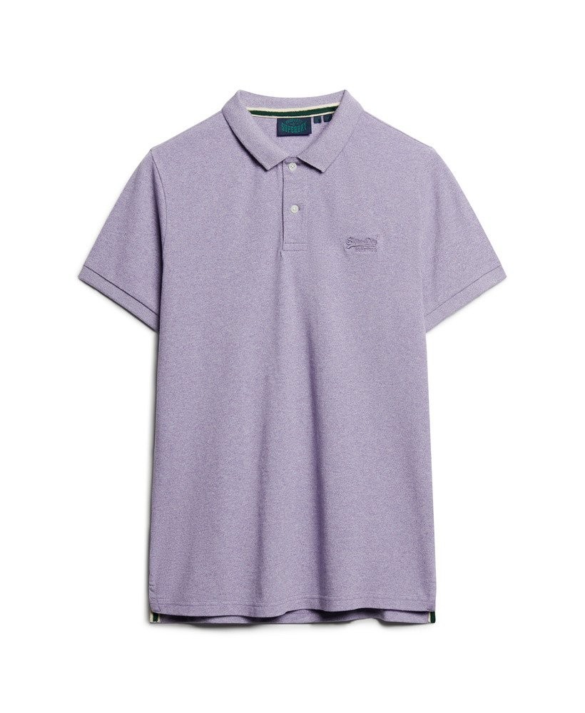 [SALE] Superdry Classic Pique Polo - Iris Purple Marl