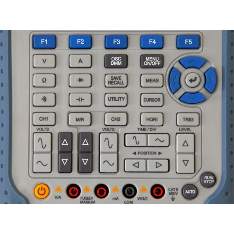 Handheld Oscilloscope Hantek DSO1062B (60MHz) + Adapter + USB Cable + 2 Probes Set in Carrying Bag