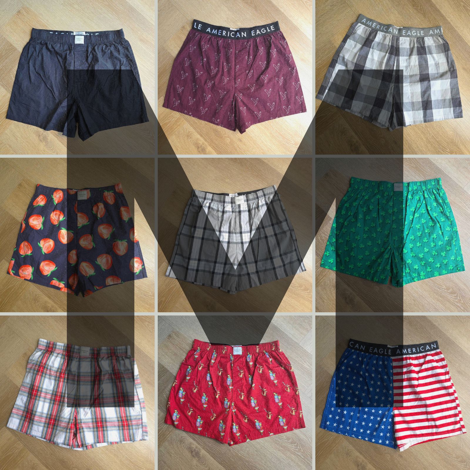 กางเกง Boxer ยี่ห้อ American Eagle (ไซส์ M เอวจริง 32-35)
