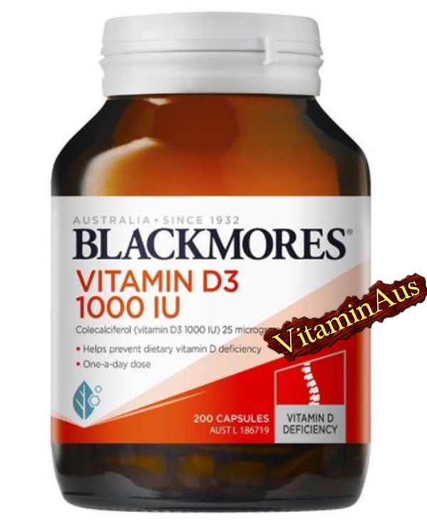 Vitamin D3 1000IU 200 Capsules