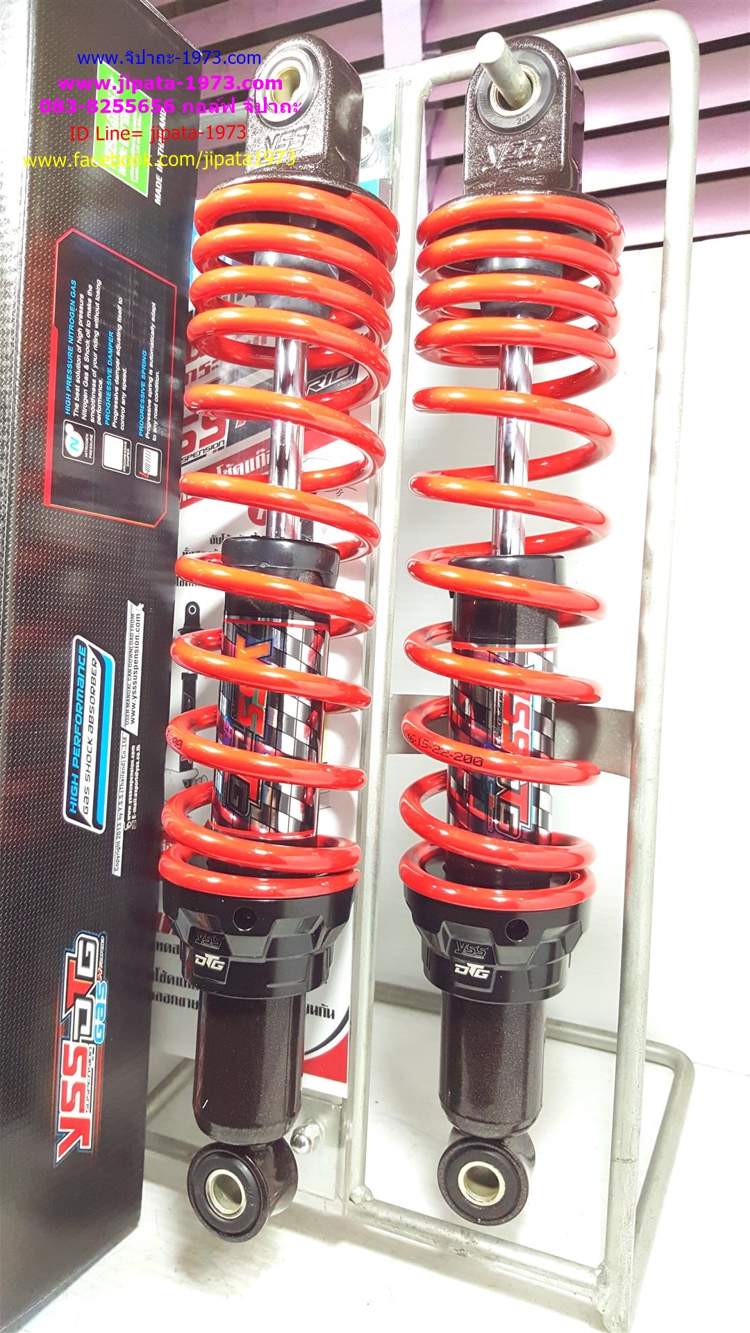 (Wave 110 i) โช้คอัพหลังคู่ YSS รุ่น DTG (ไฮบริด) สำหรับ Honda Wave 110 i,CZ-i