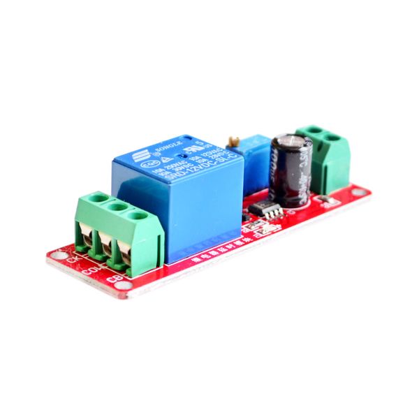 รีเลย์ หน่วงเวลา เปิด 12V Time Delay Relay Module 1-10s Fixed DC 12V NE555