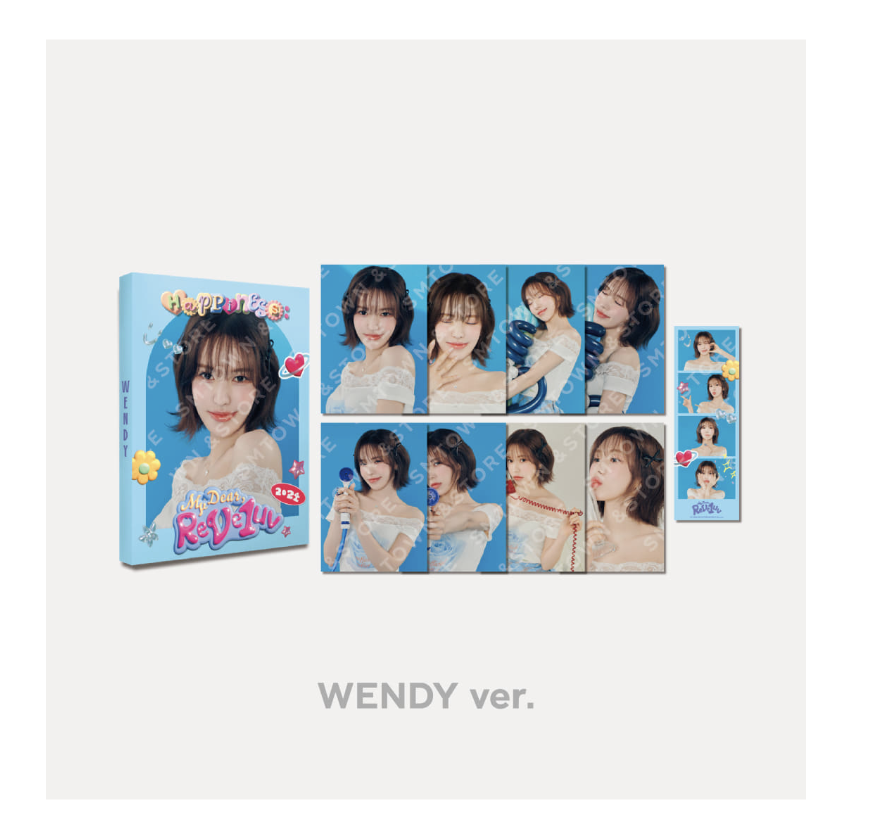 Red Velvet - Red Velvet 2024 FANCON TOUR <HAPPINESS: My Dear, ReVe1uv> MD -Postcard Book set แบบ wendy