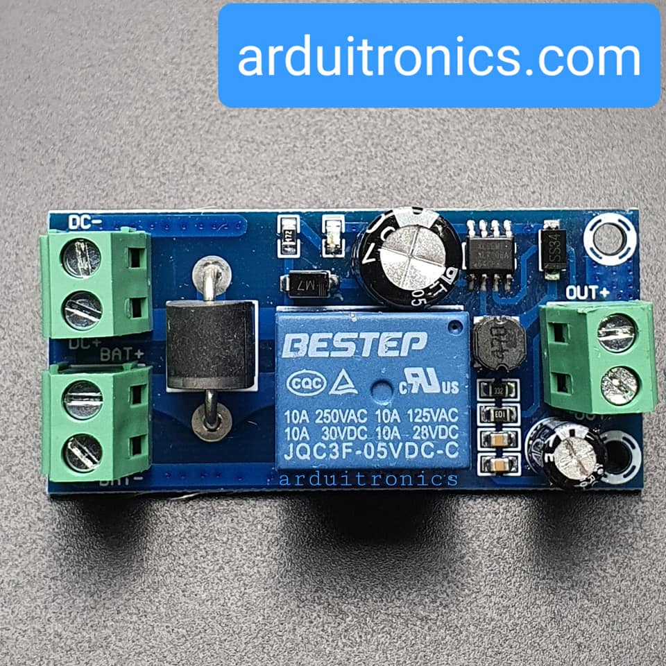 โมดูลสวิตช์ไฟฉุกเฉิน โมดูลสวิตซ์สำรองไฟ Automatic Switching Backup Battery Module 5V-48V