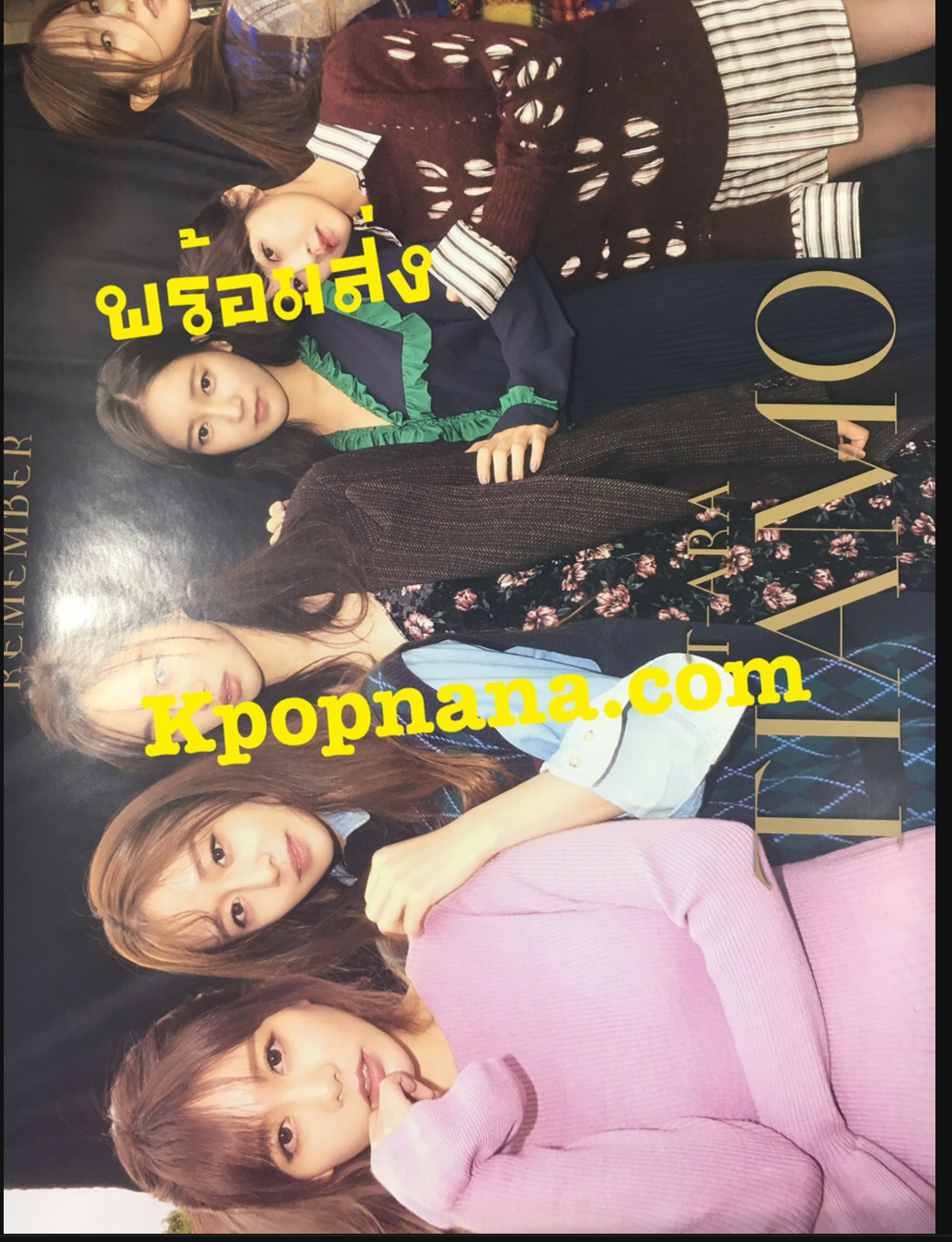 T-ara - Mini Album Vol.12 [REMEMBER] โปสเตอร์ อย่างเดียว + กระบอกโปสเตอร์