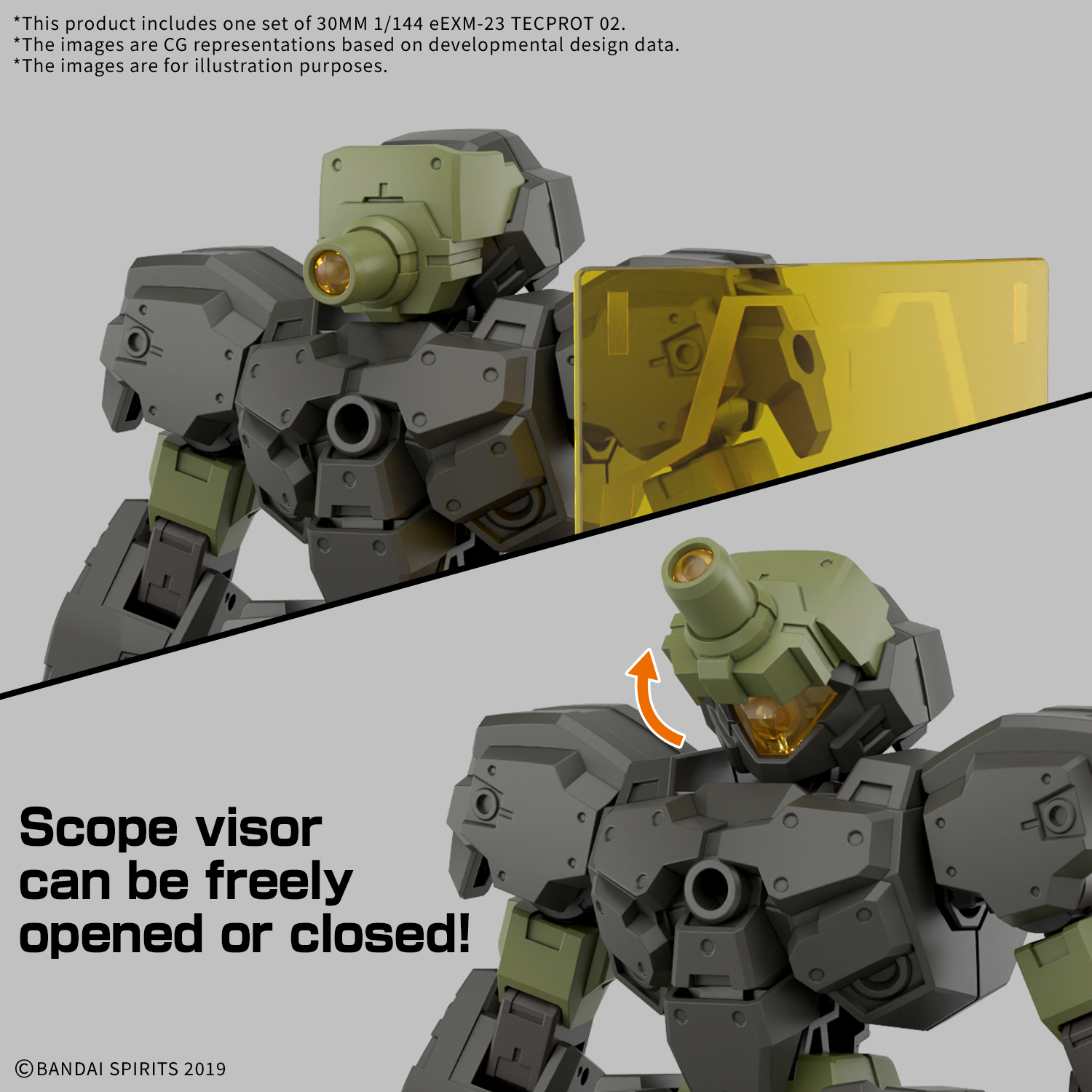 "Pre-Order" 30MM 1/144 eEXM-23 Tecprot 02