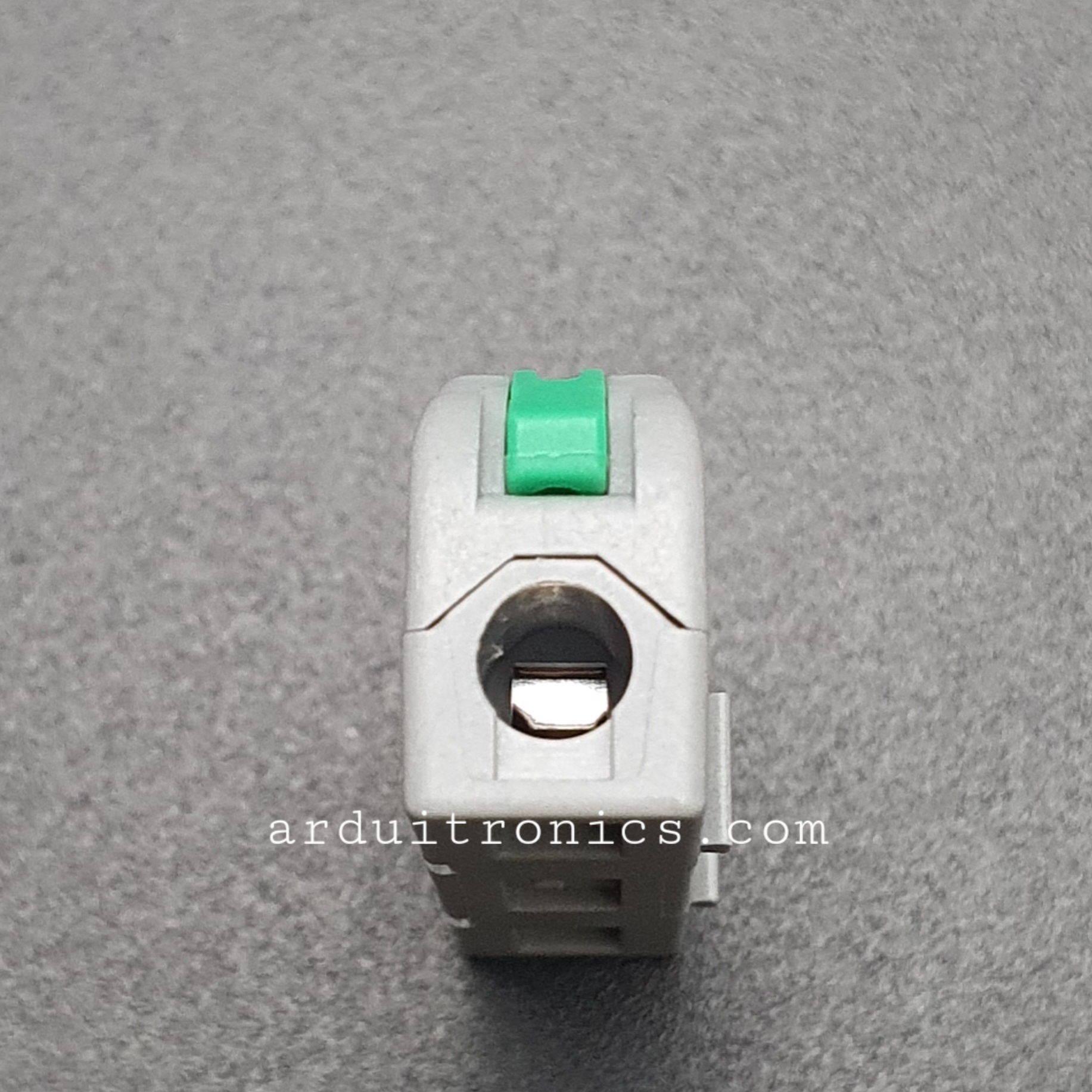 Terminal ต่อสายไฟแบบเร็ว 2 ช่อง (1 in - 1 out) Wire Connector Quick Terminal 0.2-4mm Square Splitter รุ่น DF-2-Y สีเขียว