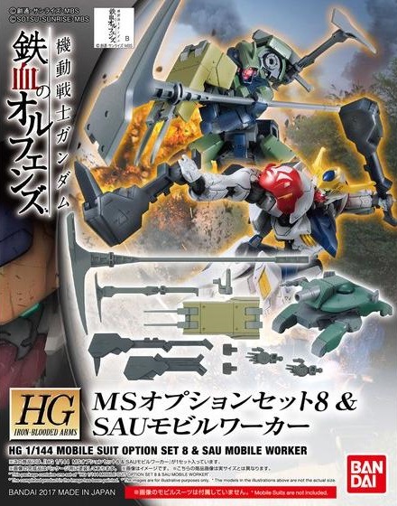 HG 1/144 MS Option Set 8 & SAU Mobile Worker