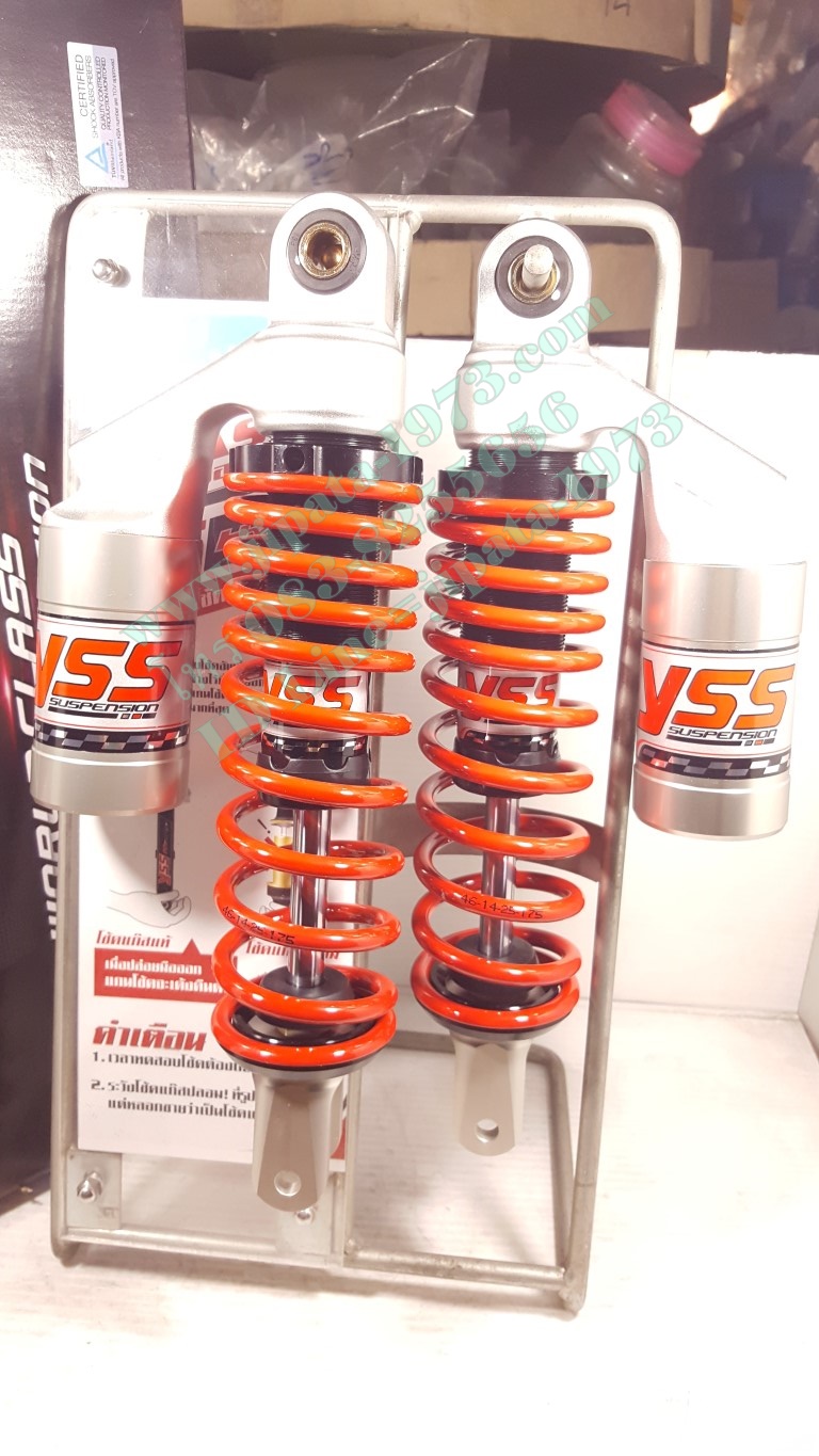 (PCX) โช้คอัพหลังคู่ YSS รุ่น G-Plus สำหรับ Honda PCX ตัวสั้น ยาว 280 มม.