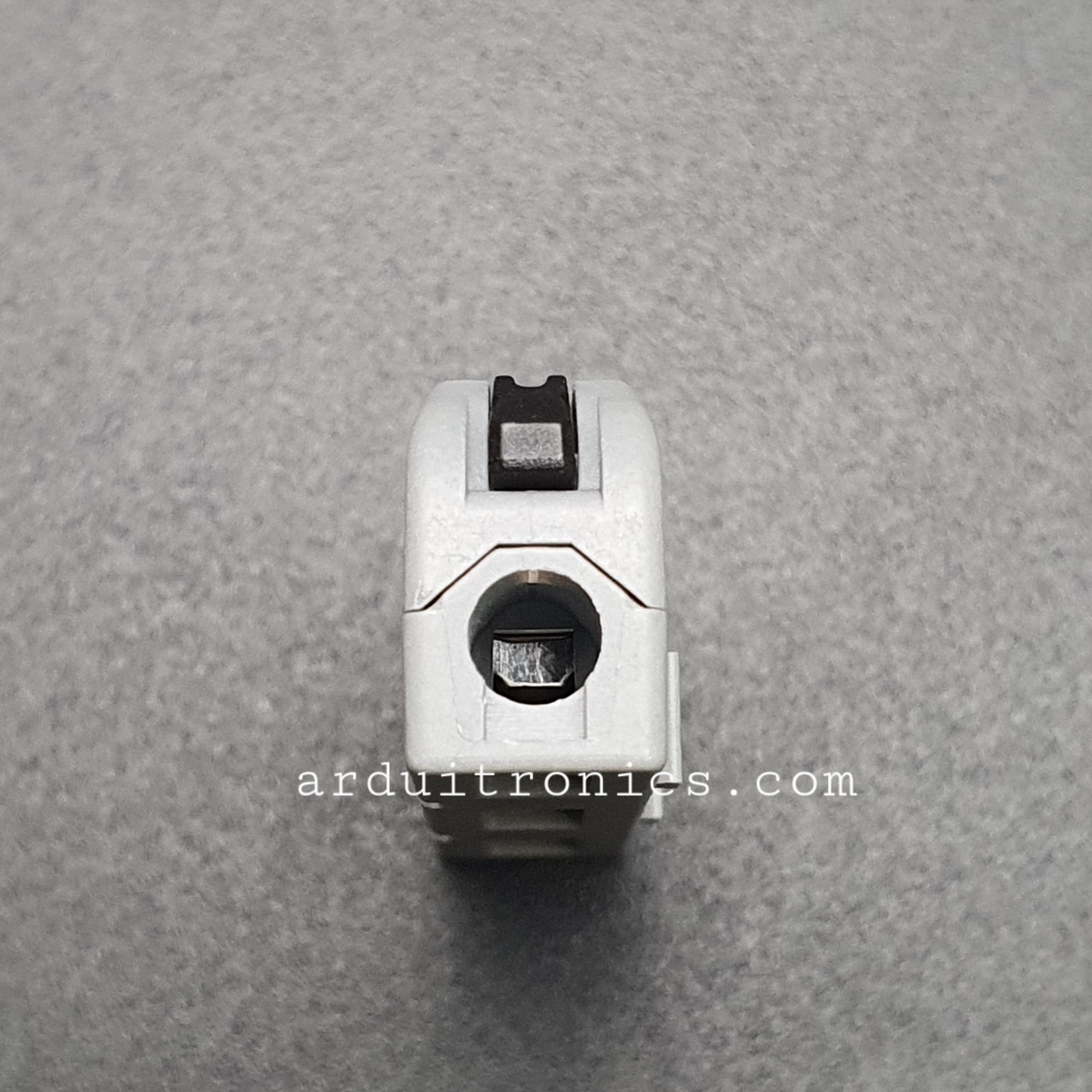 Terminal ต่อสายไฟแบบเร็ว 2 ช่อง (1 in - 1 out) Wire Connector Quick Terminal 0.2-4mm Square Splitter รุ่น DF-2-Y สีดำ