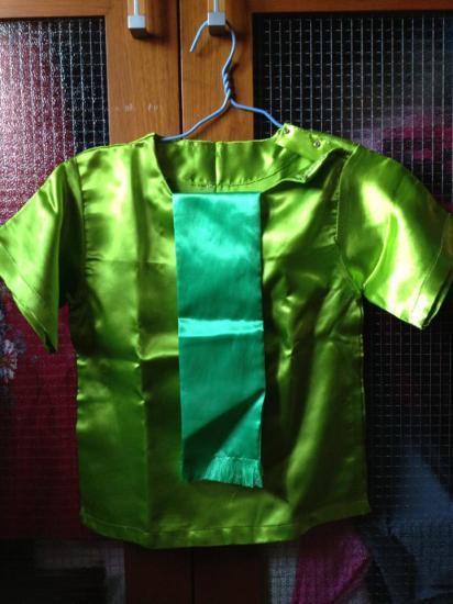 ชุดไทยเด็กชาย สีเขียว