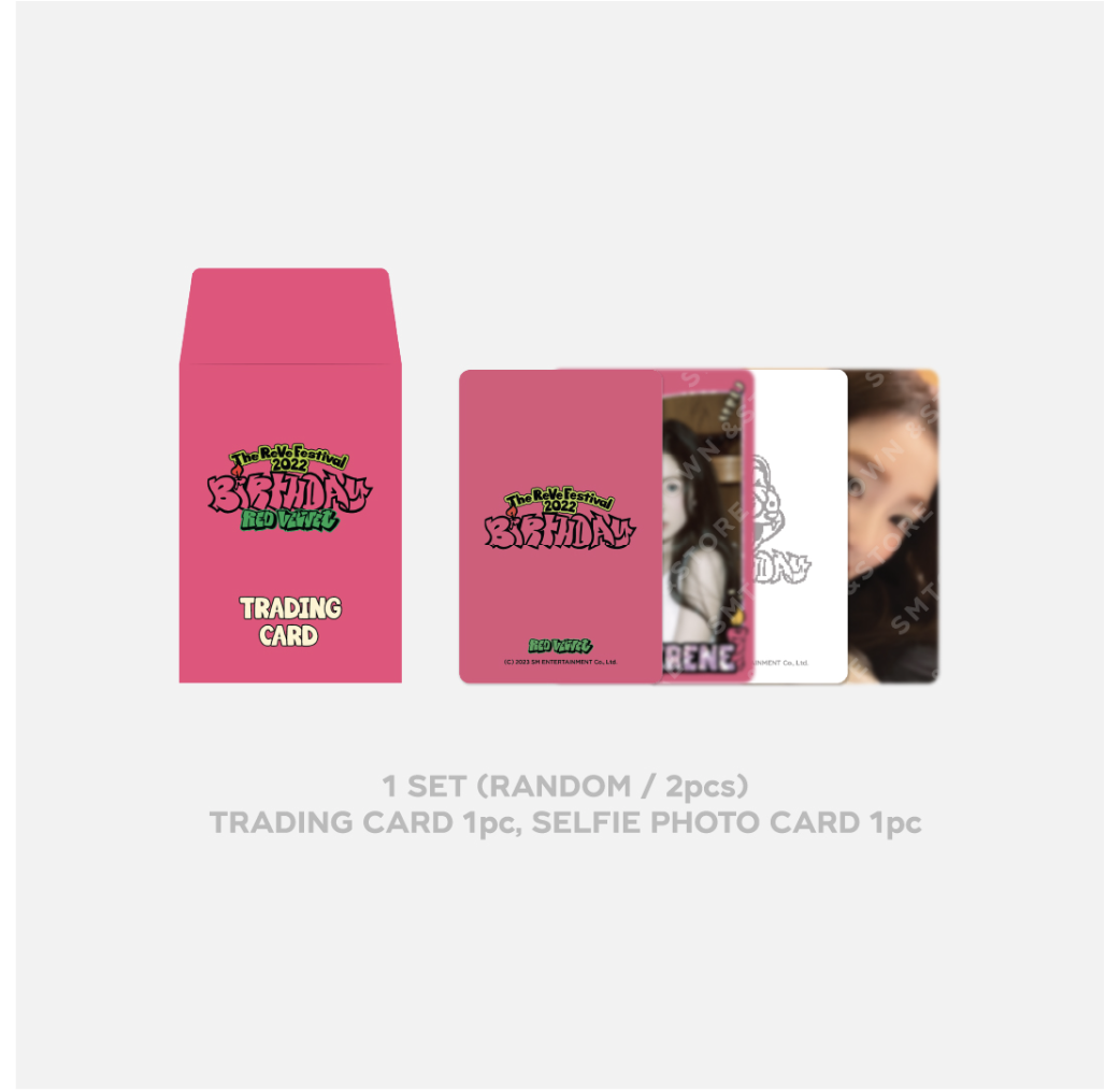 Red Velvet - Red Velvet ‘The ReVe Festival 2022 - Birthday’ MD Collection -RANDOM TRADING CARD SET สุ่ม