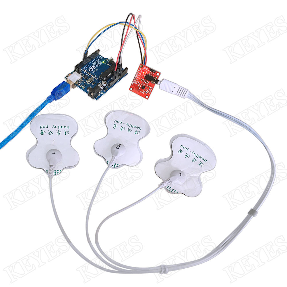 Electrocardiogram (ECG) Heart Rate Monitor Kit AD8232