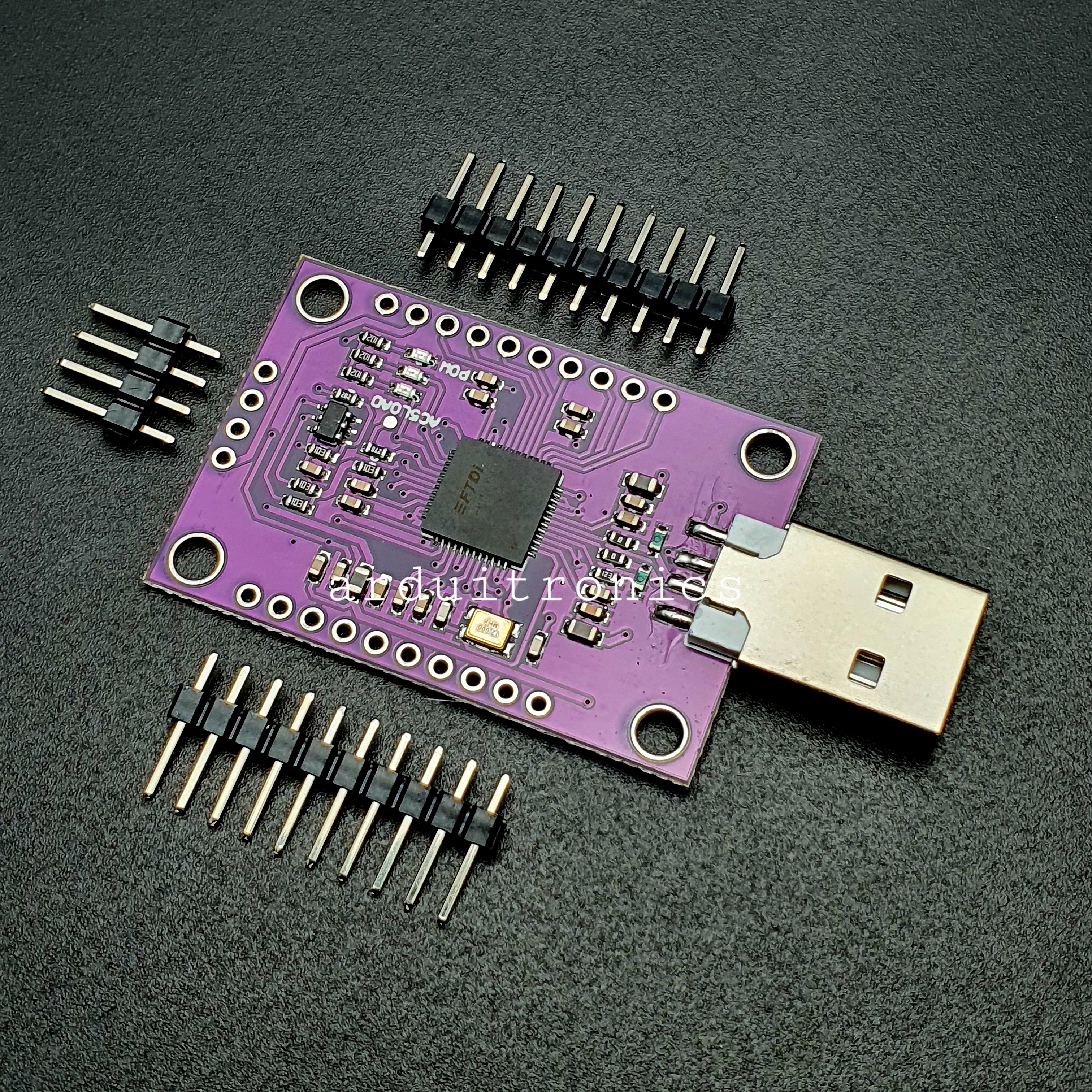 MCU FT232H High Speed Multifunction USB to JTAG UART/FIFO SPI/I2C Module