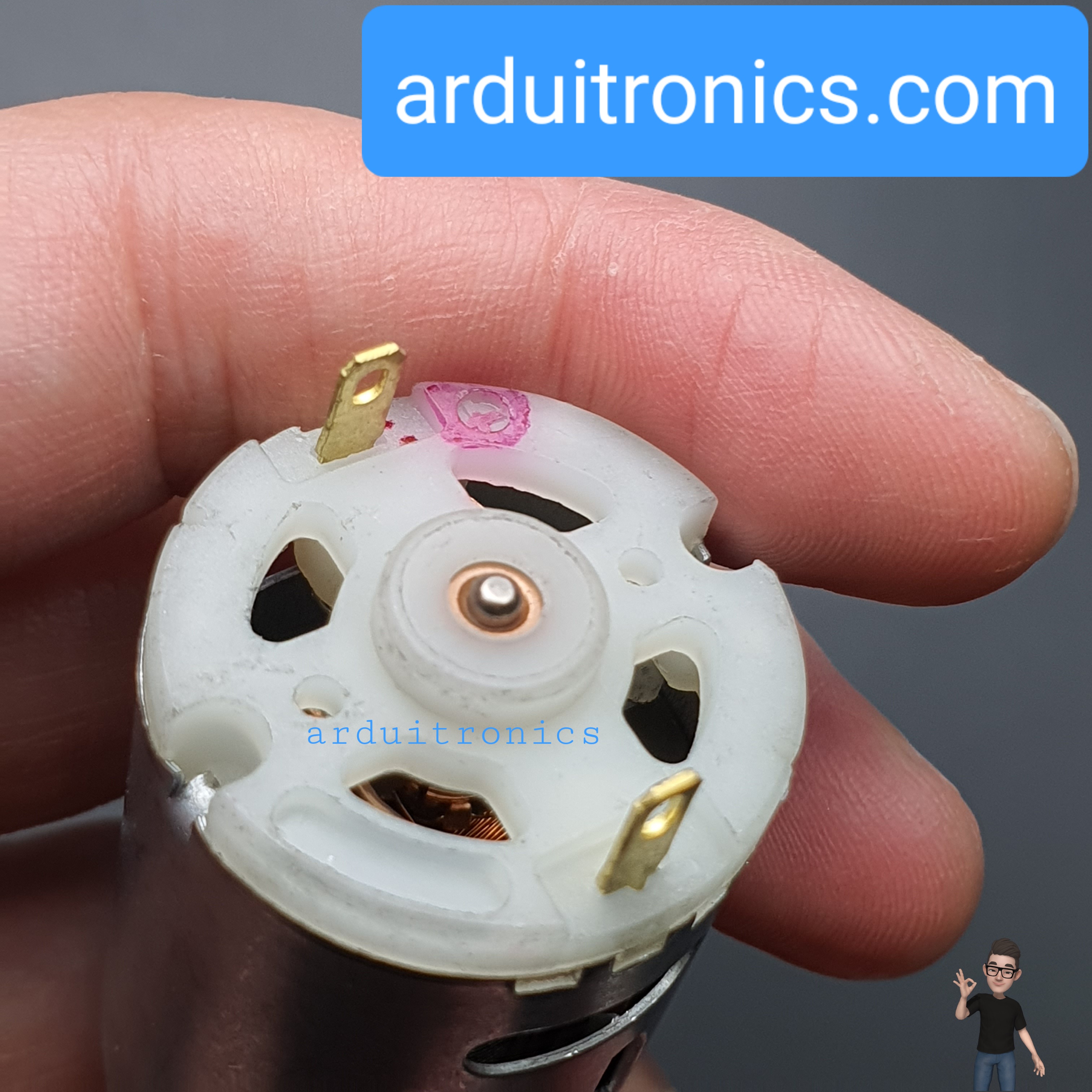 มอเตอร์ 385 DC Motor 12V (10,000 rpm)