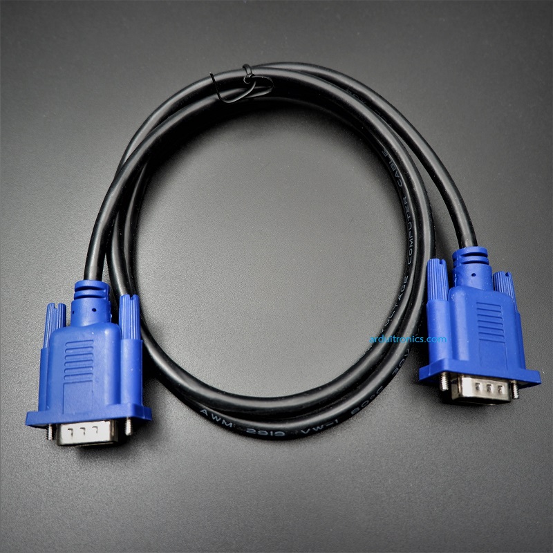 VGA to VGA Cable (male 15P to male 15P) ยาว 1 เมตร