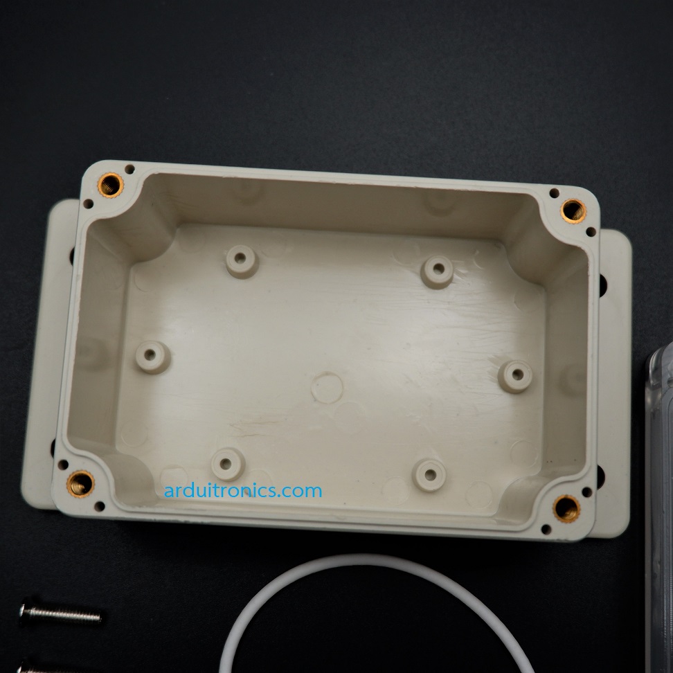 กล่องพลาสติกอเนกประสงค์กันน้ำ (ฝาใส) ขนาด 100 x 68 x 50mm