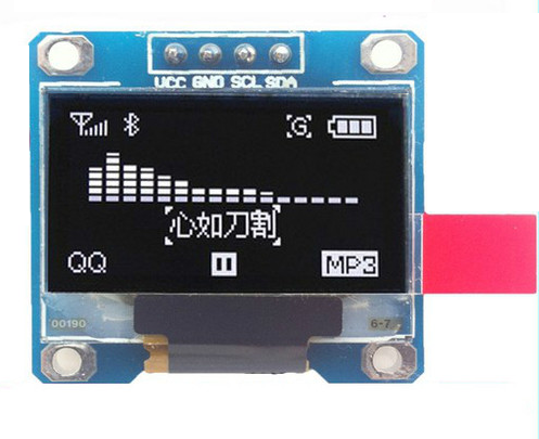 OLED Display Module 0.96" 128X64 (White Color) - I2C Interface ยังไม่บัดกรี