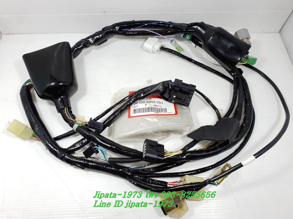 (Wave 125 i) ชุดสายไฟเมน Honda Wave 125 i ปี 2005 ไฟเลี้ยวบังลม แท้