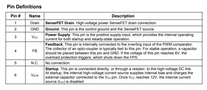 GM0465R ; FSGM0465R (Green-Mode Fairchild Power Switch )