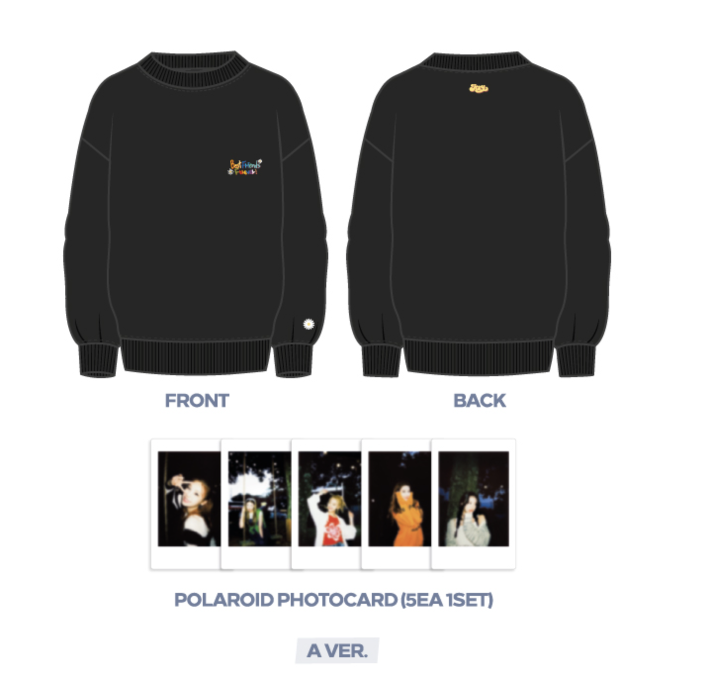 ITZY - 2021 BEST FRIEND’S STORE - SWEAT SHIRT แบบ A ver - ส่ง เรือ