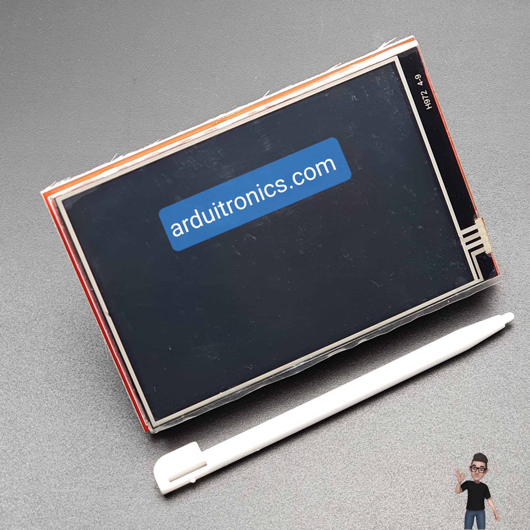 [Red PCB] LCD 3.5" TFT Touch LCD Module 320X480 for Arduino Uno โมดูลจอแสดงผลแบบสีขนาด 3.5 นิ้ว Touch Screen + Free Stylus Pen
