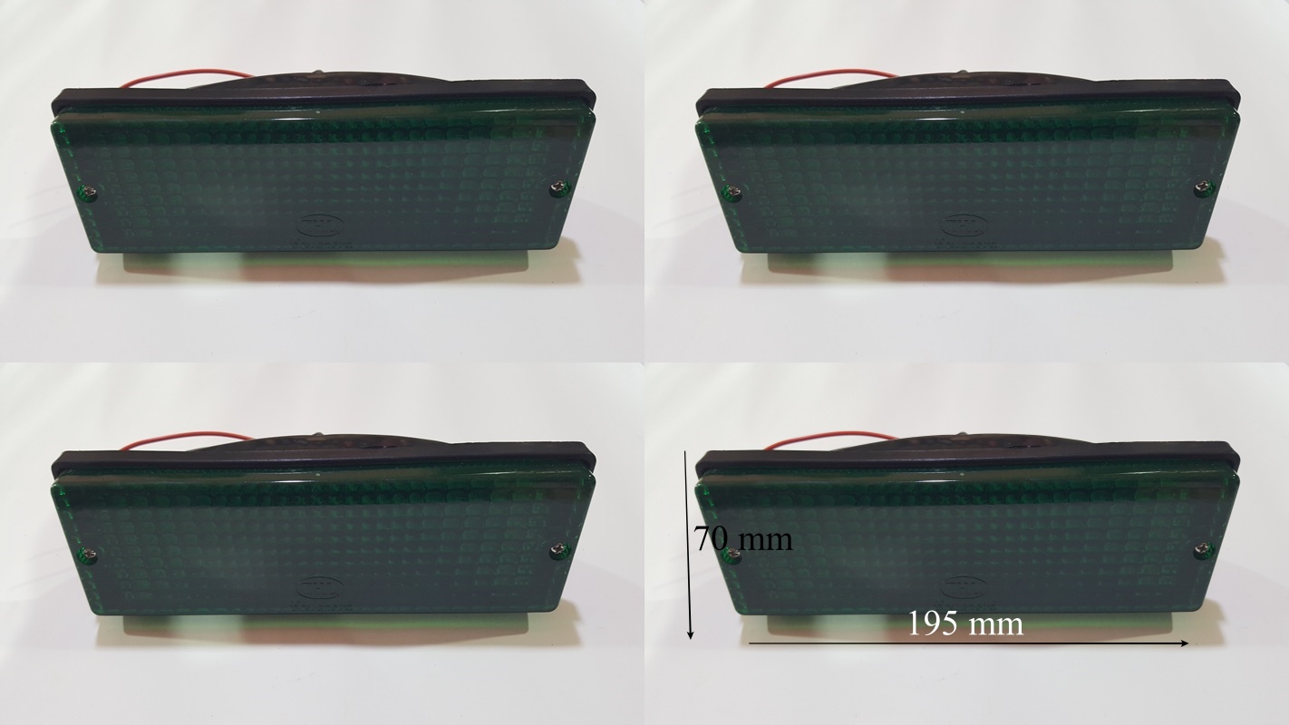 ไฟคัสโนว่า 12V / 24V สีเขียว (ราคาต่อ 4 ดวง)