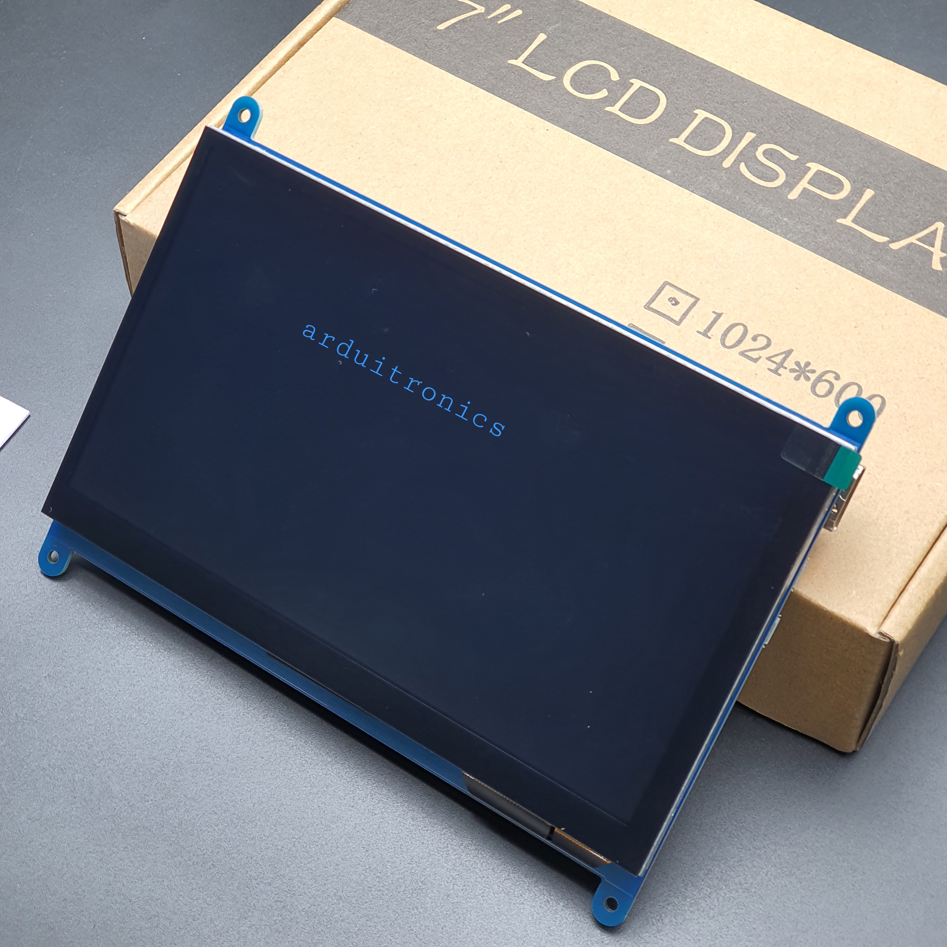 จอ LCD 7 นิ้ว HDMI Touch Screen Display สำหรับ Raspberry Pi 2/3/4 ความละเอียด1024X600 มาพร้อมCD