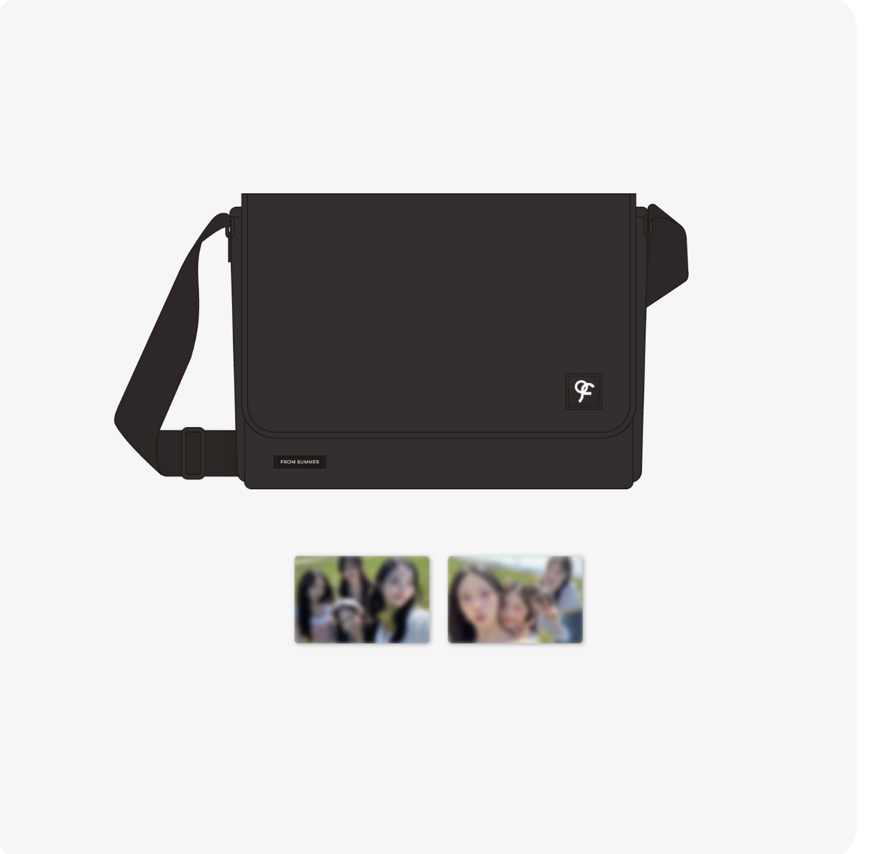 fromis_9 -fromis_9 PHOTO EXHIBITION [FROM SUMMER] OFFICIAL MD -MESSENGER BAG