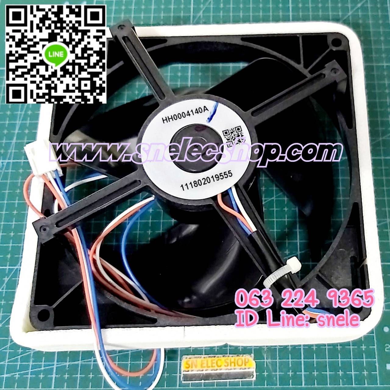พัดลมตู้เย็น ฮิตาชิ รุ่น R-W550PZX HH0004140A พาร์ท PTR-VG710P3*032 อะไหล่แท้100%