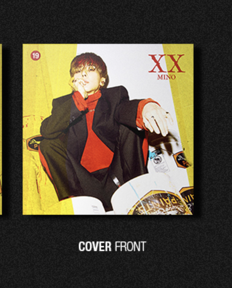 WINNER : MINO - Solo Album Vol.1 [XX] หน้าปก Ver. 1 ปกเหลือง