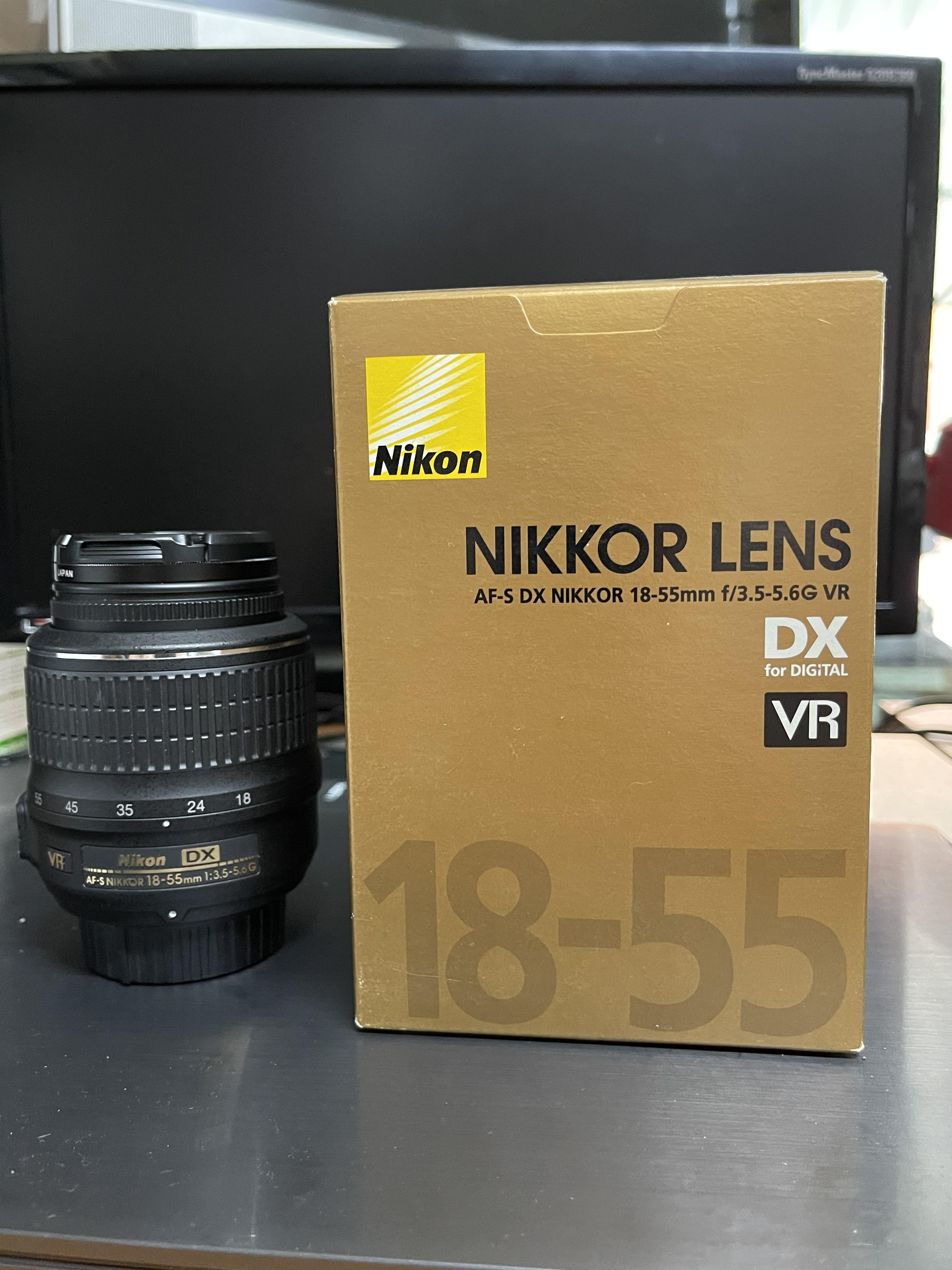 Ok เลนส์ AF-S NIKKOR 18-55mm f/3.5-5.6 G VR (3.0X)สภาพใหม่